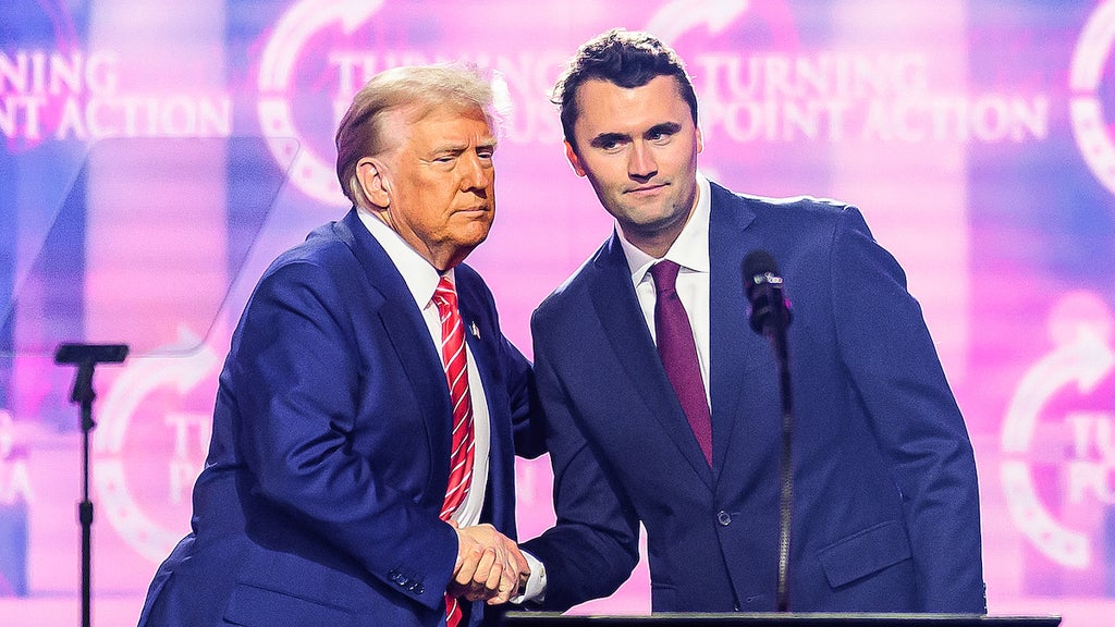 Donald Trump and Charlie Kirk