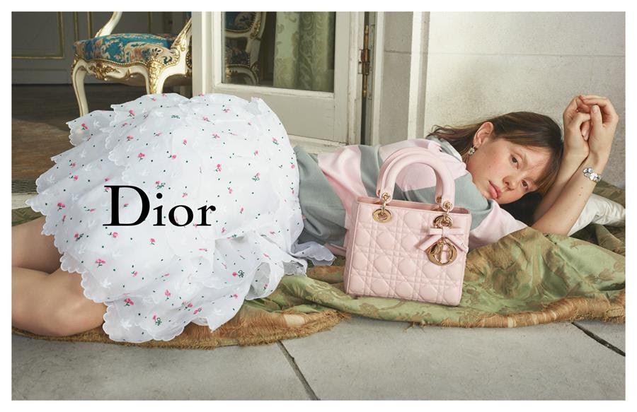 Mia Goth in the Lady Dior campaign. Source: Dior/David Sims