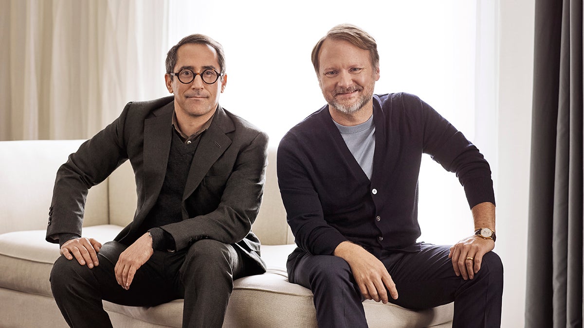 Steve Yedlin and Rian Johnson photographed for TheWrap by Antonio Petronzio