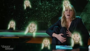 Desi Lydic hosting the Oct. 30, 2025 edition of "The Daily Show" (Comedy Central)