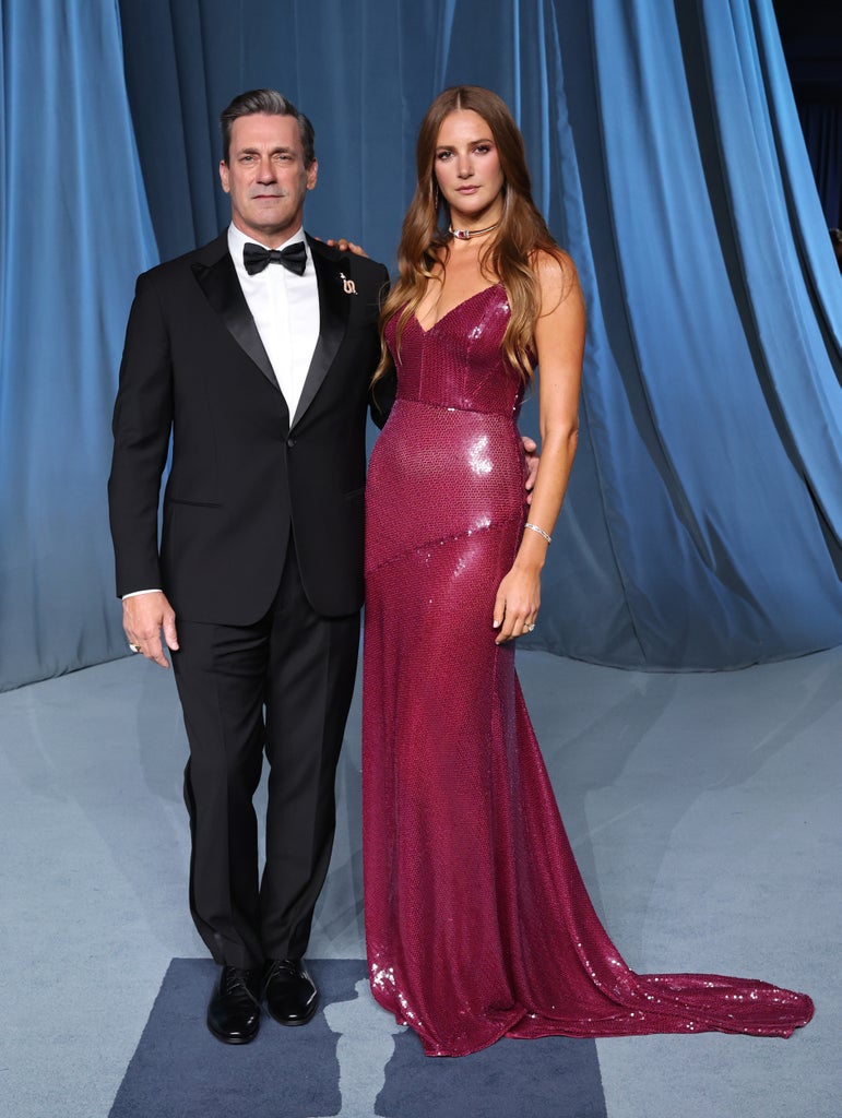 Jon Hamm and Anna Osceola