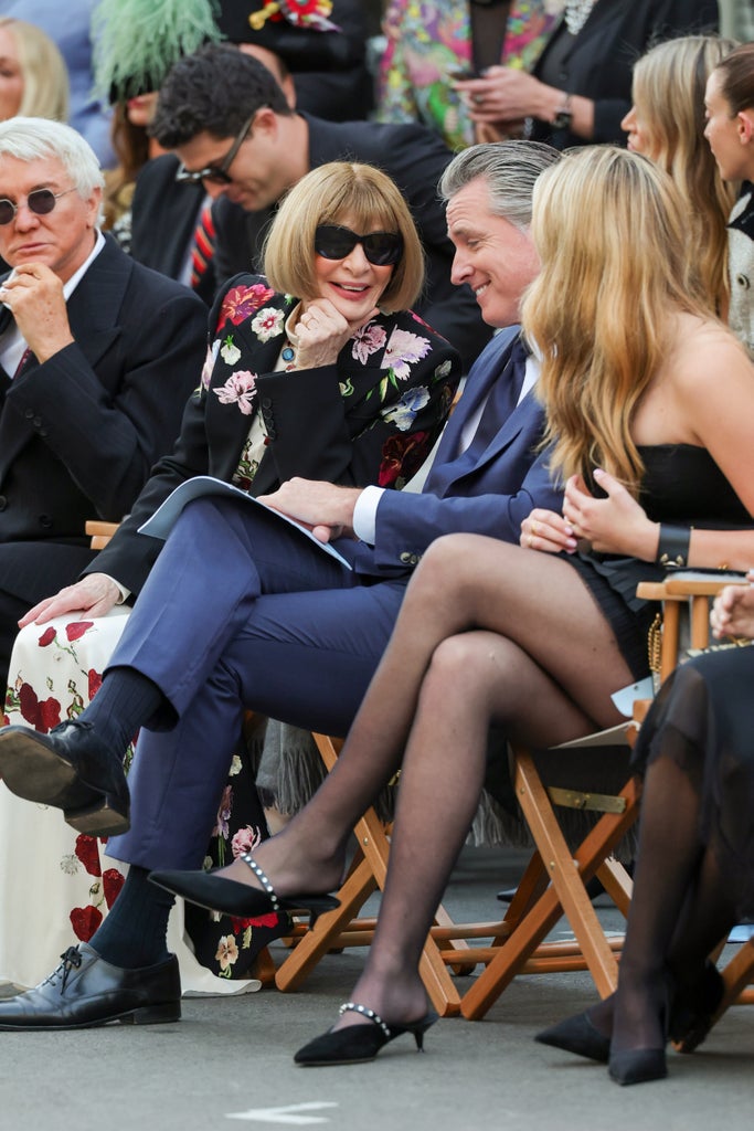  Anna Wintour, Gavin Newsom, and Montana Tessa Siebel Newsom