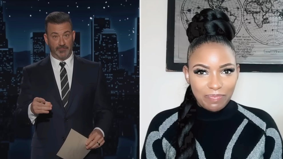 Texas congresswoman Jasmine Crockett on the Oct. 29, 2025 edition of "Jimmy Kimmel Live!" (ABC)