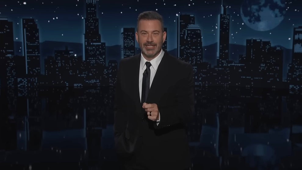 Jimmy Kimmel hosting the Oct. 27, 2025 edition of "Jimmy Kimmel Live!" (Credit: ABC)