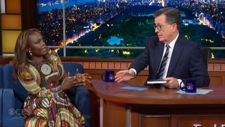 Stephen Colbert Argues With Karine Jean-Pierre Over Joe Biden Treatment: ‘We Are Never Going to Agree’ | Video