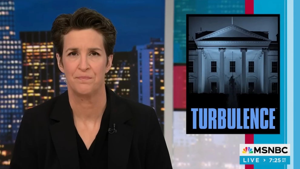 Rachel Maddow hosting the Oct. 27, 2025 edition of "The Rachel Maddow Show" (MSNBC)
