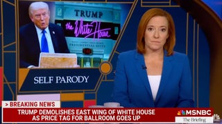 Jen Psaki Says Trump’s Gaudy White House Ballroom Shows His ‘Horrible Taste’: ‘A Walking, Talking Parody of Himself’ | Video