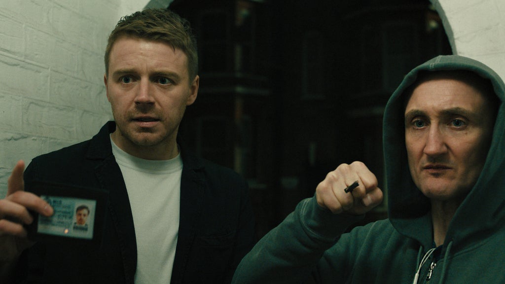 Jack Lowden and Tom Brooke in "Slow Horses" Season 5 (Apple TV)