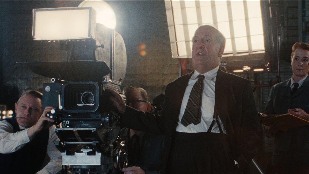 Alfred Hitchcock in "Monster: The Ed Gein Story"