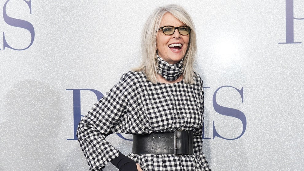 Diane Keaton attends the premiere of STX's "Poms" at Regal LA Live on May 1, 2019 in Los Angeles, California
