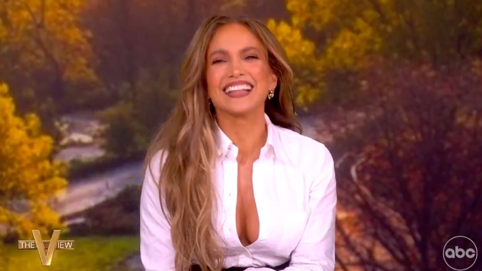 Jennifer Lopez on "The View" (Credit: ABC)
