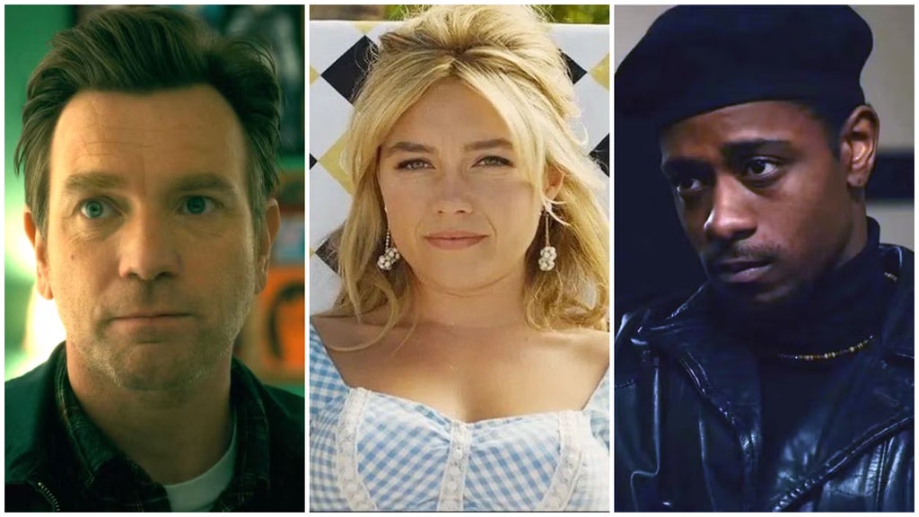 From Left to Right: Ewan McGregor in "Doctor Sleep," Florence Pugh in "Don't Worry Darling" and LaKeith Stanfield in "Judas and the Black Messiah"