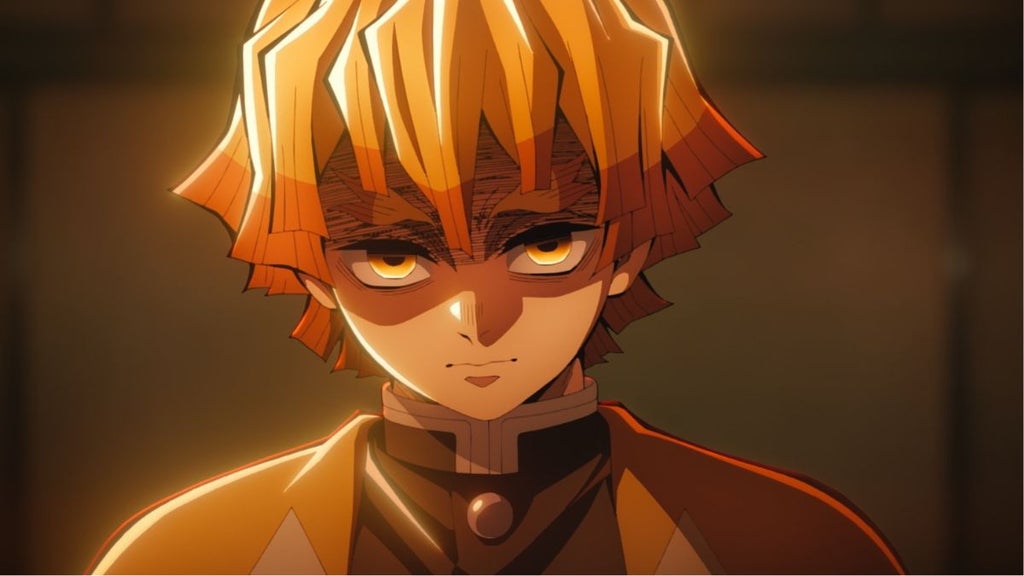 Zenitsu from "Demon Slayer: Kimetsu no Yaiba – The Movie: Infinity Castle" (Photo courtesy of Crunchyroll)