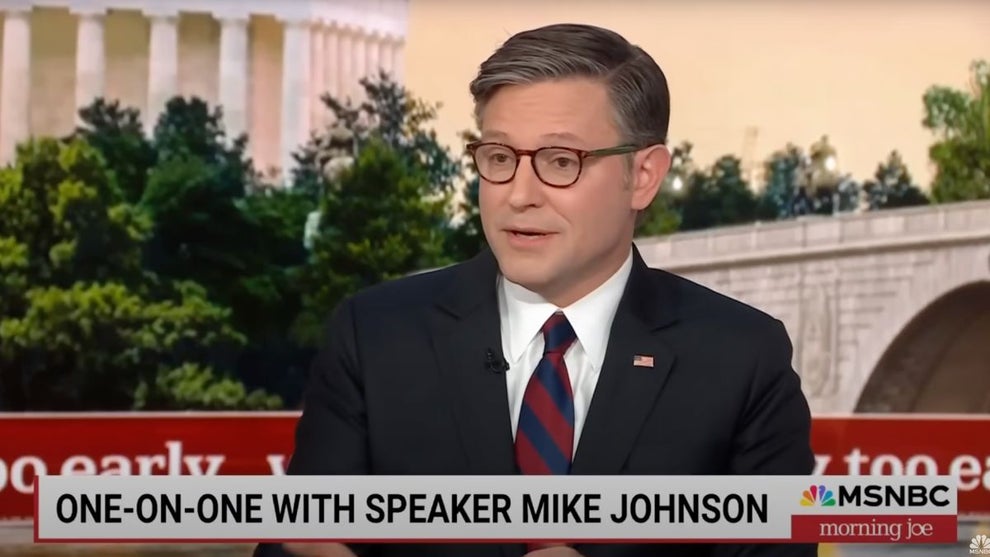 Mike Johnson on MSNBC (MSNBC/YouTube)