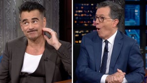 Colin Farrell on "The Late Show with Stephen Colbert" (CBS)