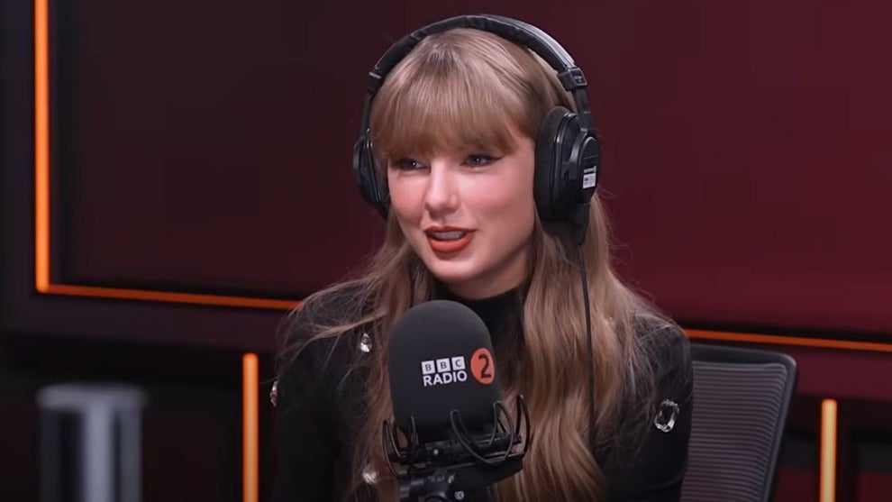 Taylor Swift on BBC Radio 2 (Credit: BBC Radio 2/YouTube)