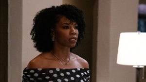 Brandee Evans as Monica in "Reasonable Doubt" Season 3 (Credit: Hulu)