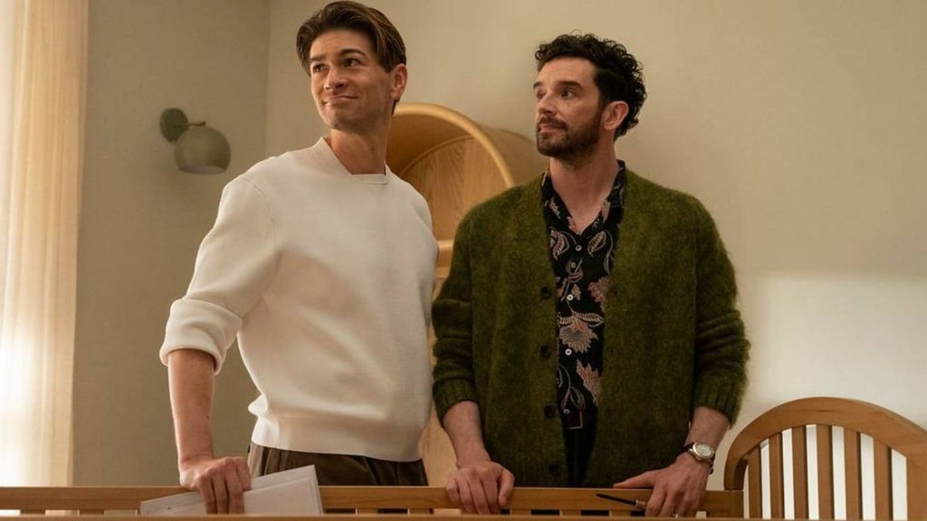David Kawaoka and Michael Urie in Season 3 of "Shrinking" (Apple TV+)