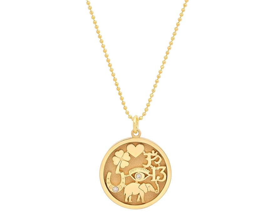 Jennifer Meyer Good Luck Necklace. Source: Jennifer Meyer
