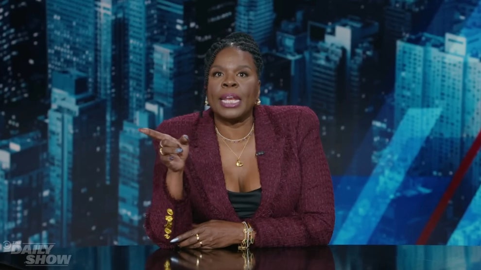 Leslie Jones on the Nov. 18, 2025 edition of "The Daily Show" (Comedy Central)