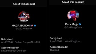 Prominent MAGA Accounts Exposed as Foreign-Run as X Reveals Countries of Origin Feature