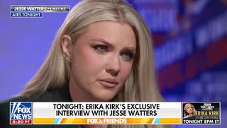 Erika Kirk Cries, Declares ‘I’m Not Afraid’ in First Sit-Down Interview With Jesse Watters | Video