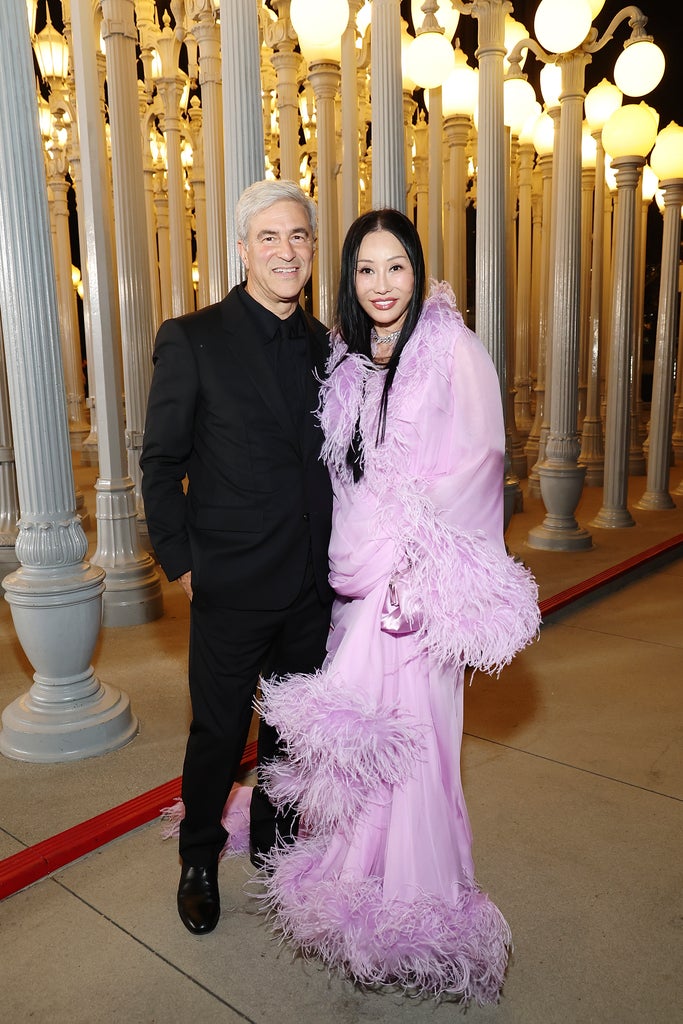 Michael Govan, CEO, LACMA, wearing Gucci and Eva Chow
