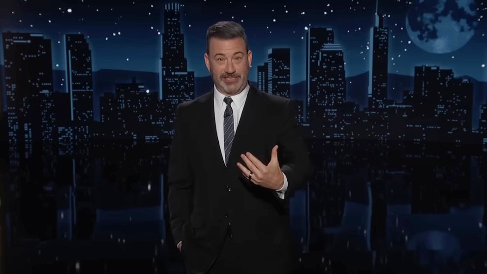 Jimmy Kimmel hosting the Nov. 3, 2025 edition of "Jimmy Kimmel Live!" (ABC)
