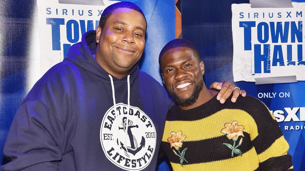 Kenan Thompson and Kevin Hart at SiriusXM's "Town Hall" series in New York City, 2016. (Mike Coppola/Getty Images)