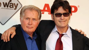 Martin Sheen and Charlie Sheen attend AARP's Movies for Grown Ups Film Festival in 2011. (Mark Sullivan/WireImage)