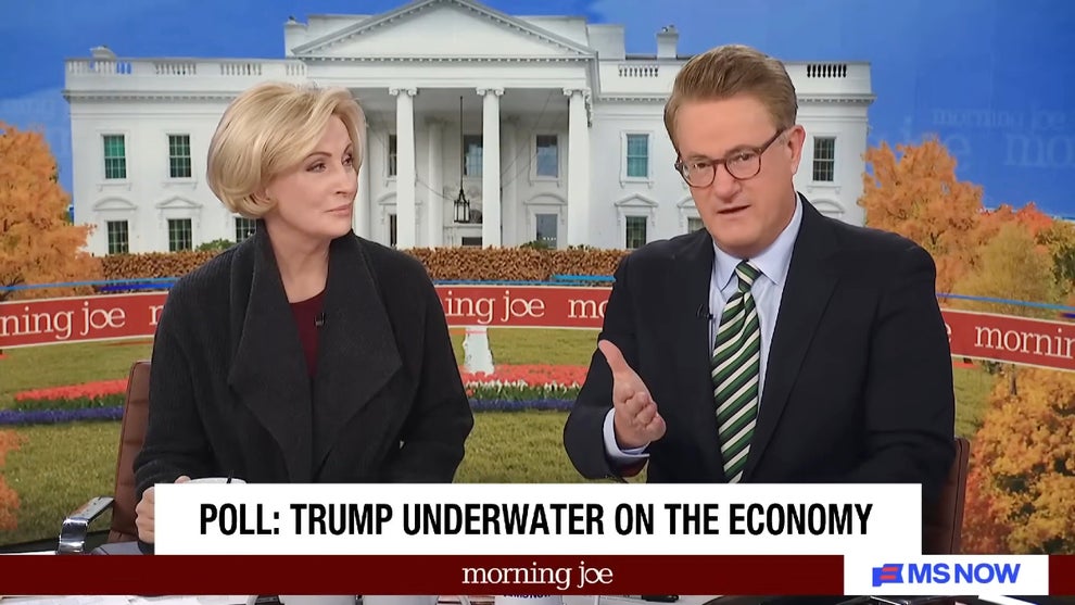 Mika Brzezinski and Joe Scarborough host the Nov. 20, 2025 edition of "Morning Joe" (Credit: MS NOW)