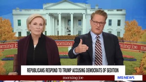 Mika Brzezinski and Joe Scarborough host the Nov. 21, 2025 edition of "Morning Joe" (Credit: MS NOW)