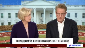 Mika Brzezinski and Joe Scarborough host the Nov. 25, 2025 edition of "Morning Joe" (Credit: MS NOW)