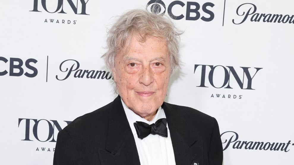 Tom Stoppard, winner of the award for Best Play for "Leopoldstadt" poses in the press room during The 76th Annual Tony Awards at Radio Hotel on June 11, 2023 in New York City. (Credit: Cindy Ord/Getty Images for Tony Awards Productions)