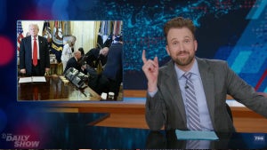 Jordan Klepper on "The Daily Show" (Credit: Comedy Central)