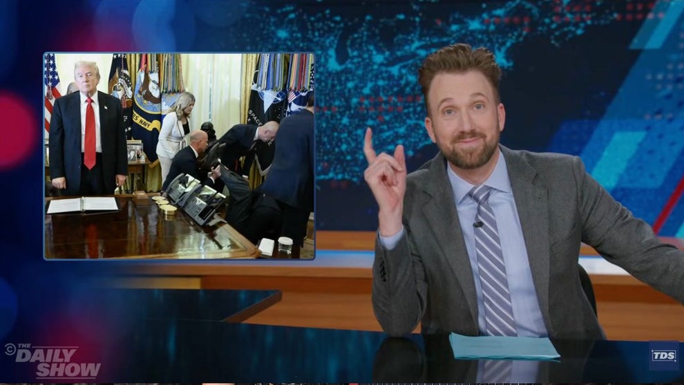 Jordan Klepper on "The Daily Show" (Credit: Comedy Central)