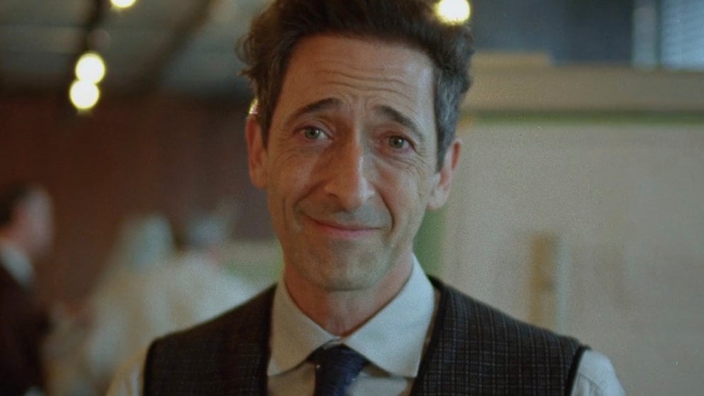 Adrien Brody in "The Brutalist" (A24)
