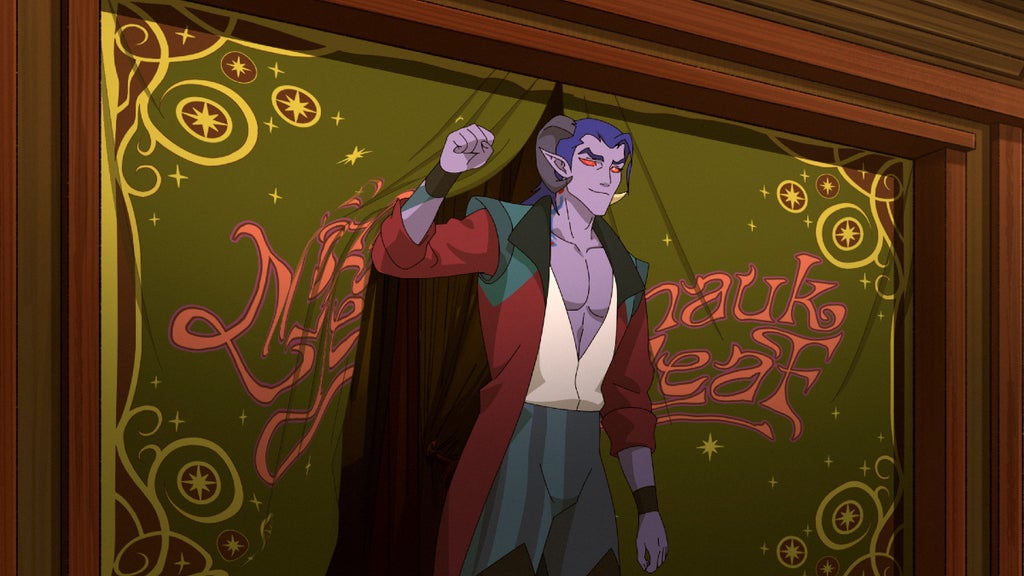 Mollymauk Tealeaf (voiced by Taliesin Jaffe) in "The Mighty Nein" Season 1 (Prime Video)