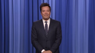 Jimmy Fallon Mocks Trump’s Paper Oval Office Sign: ‘Is That Necessary?’ | Video