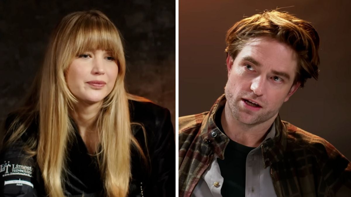 Robert Pattinson Asks Jennifer Lawrence Point-Blank If She Thinks ‘Hunger Games’ Is ‘Cooler’ Than ‘Twilight’ | Video