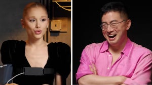 Ariana Grande, Bowen Yang (Credit: Vanity Fair/YouTube)