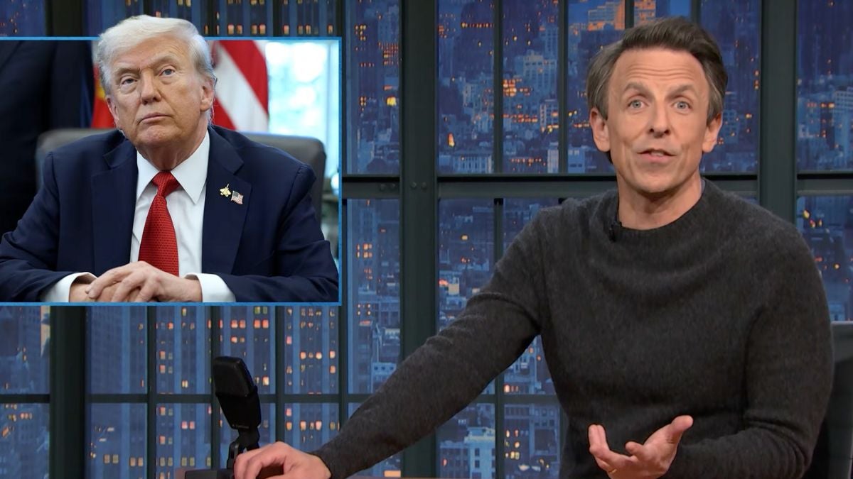 Seth Meyers Hits Back at Trump’s Call for NBC to Fire Him: ‘This Thoughtful Piece of Fan Mail’ | Video