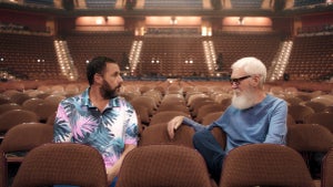Adam Sandler and David Letterman (Netflix)