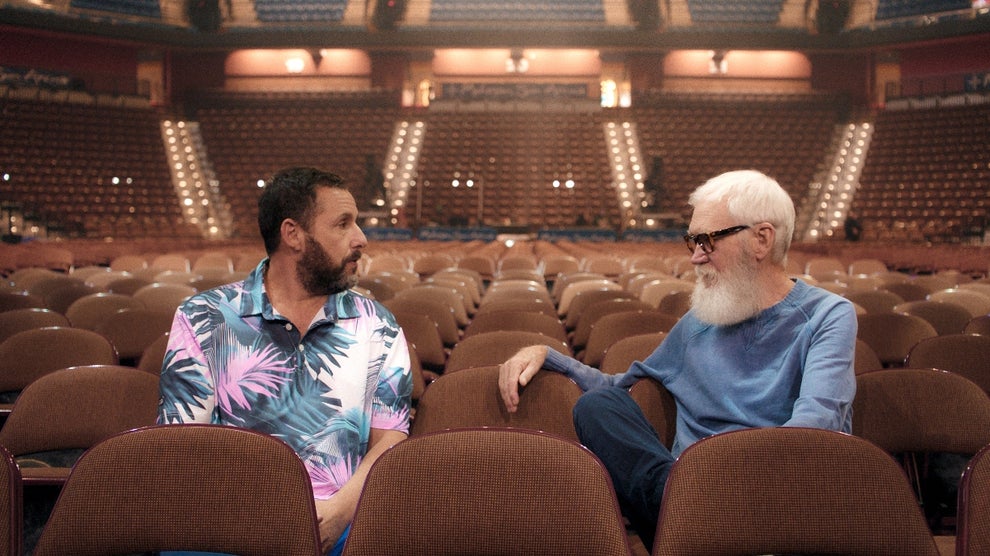 Adam Sandler and David Letterman (Netflix)