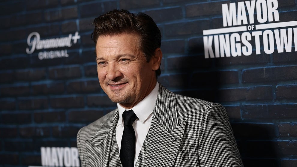 Jeremy Renner attends a screening of Mayor of Kingstown Season 4 in NY at Crosby Hotel on October 21, 2025 in New York City