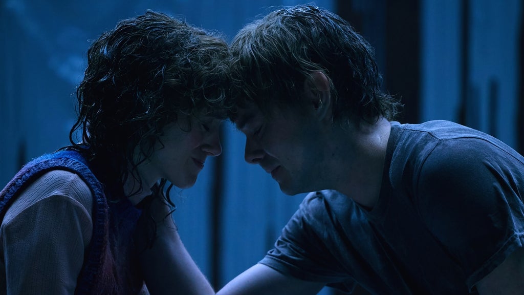 Natalia Dyer and Charlie Heaton in "Stranger Things" Season 5 
