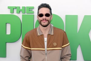 Pete Davidson attends the World Premiere of Amazon MGM Studios' "The Pickup" at Regal LA Live on July 27, 2025 in Los Angeles, California