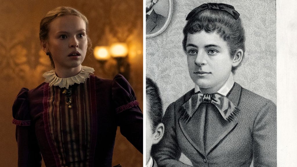 Laura Marcus as Mollie Garfield in "Death by Lightning" (Netflix, Getty Images)