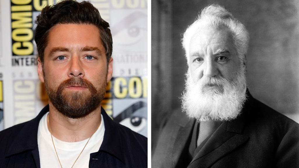 Richard Rankin as Alexander Graham Bell (Getty Images)