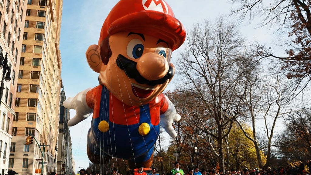  Mario at Macy's Thanksgiving Day Parade 2025 (Getty Images)